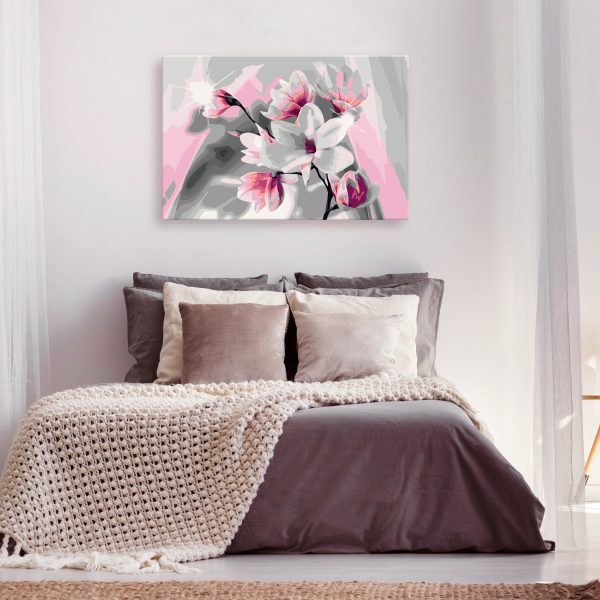 Malování podle čísel – Magnolia (Grey Background) Malování podle čísel – Magnolia (Grey Background)