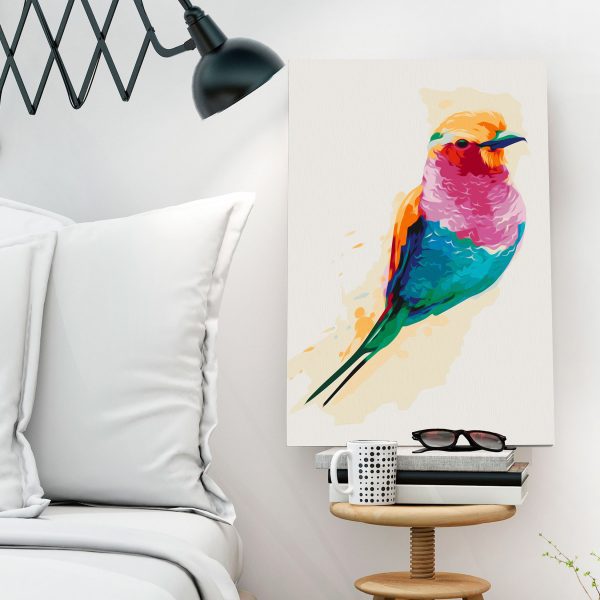 Malování podle čísel – Exotic Bird Malování podle čísel – Exotic Bird