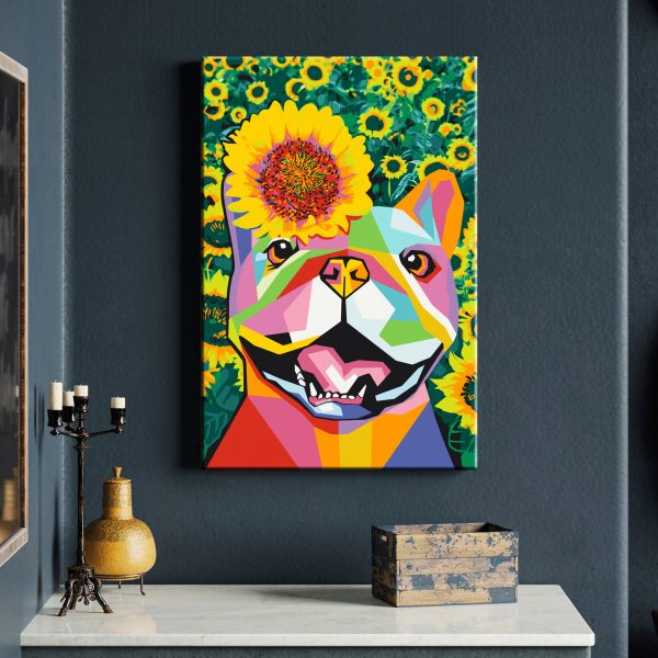 Malování podle čísel – Happy Bulldog Malování podle čísel – Happy Bulldog