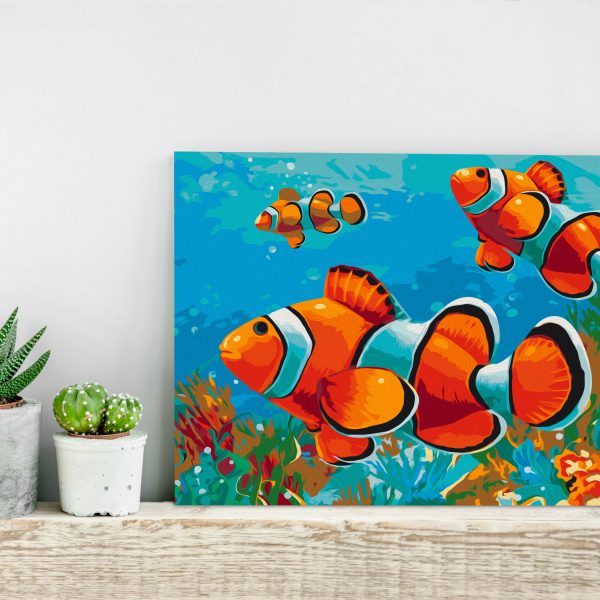 Malování podle čísel – Gold Fishes Malování podle čísel – Gold Fishes