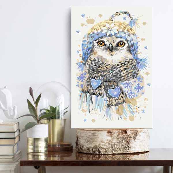 Malování podle čísel – Cold Owl Malování podle čísel – Cold Owl