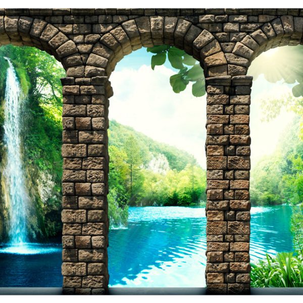 Samolepící fototapeta – Mysterious waterfall Samolepící fototapeta – Mysterious waterfall