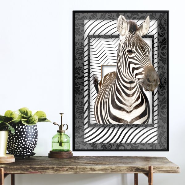 Zebra in the Frame Zebra in the Frame