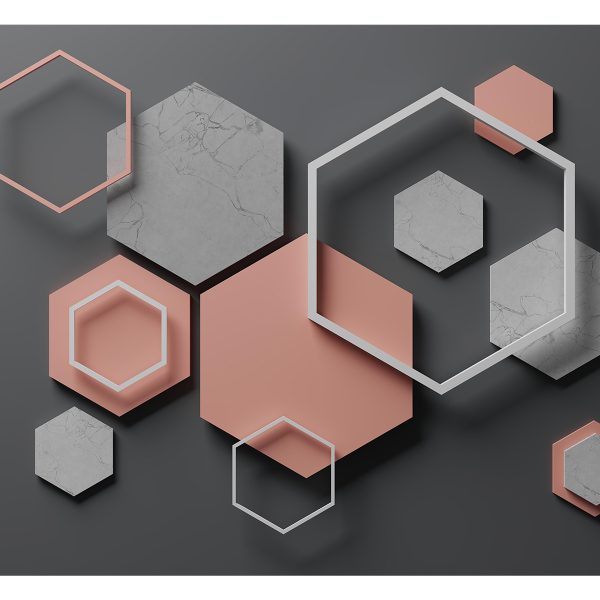 Samolepící fototapeta – Hexagon Plan Samolepící fototapeta – Hexagon Plan