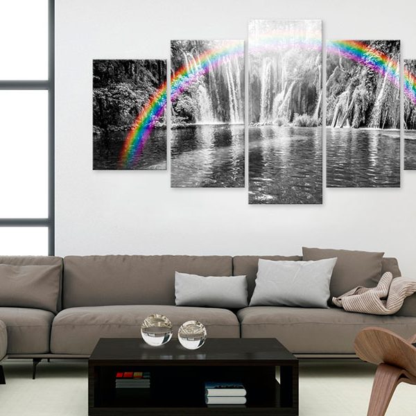 Obraz – Rainbow on grays Obraz – Rainbow on grays