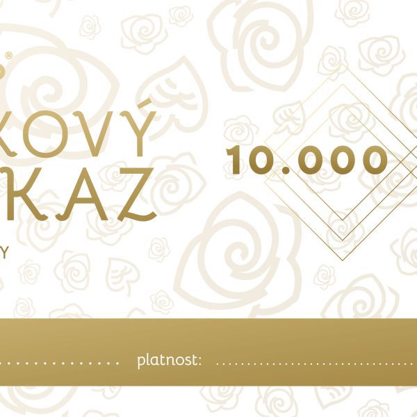 Dárkový poukaz 10 000 Kč Dárkový poukaz 10 000 Kč