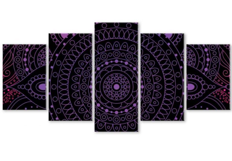 Obraz purple mandala Obraz purple mandala