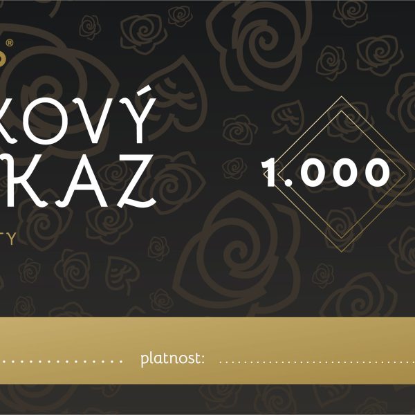 Dárkový poukaz 1 000 Kč Dárkový poukaz 1 000 Kč