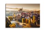 Obraz zámek a kostel Český Krumlov Obraz zámek a kostel Český Krumlov