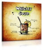 Obraz cedule Whiskey Sour Obraz cedule Whiskey Sour