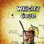 Obraz cedule Whiskey Sour Obraz cedule Whiskey Sour