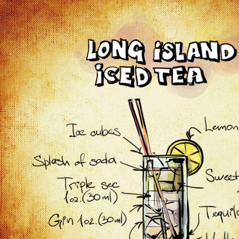 Obraz cedule Long Island Iced Tea Obraz cedule Long Island Iced Tea