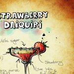 Obraz cedule Strawberry Daiquiri Obraz cedule Strawberry Daiquiri