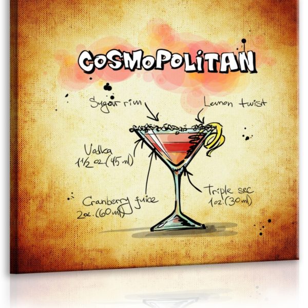 Obraz cedule Cosmopolitan Obraz cedule Cosmopolitan