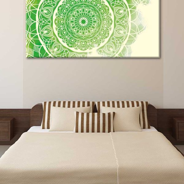 Obraz mandala green Obraz mandala green