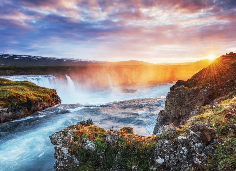 Tapeta Vodopád Godafoss Tapeta Vodopád Godafoss