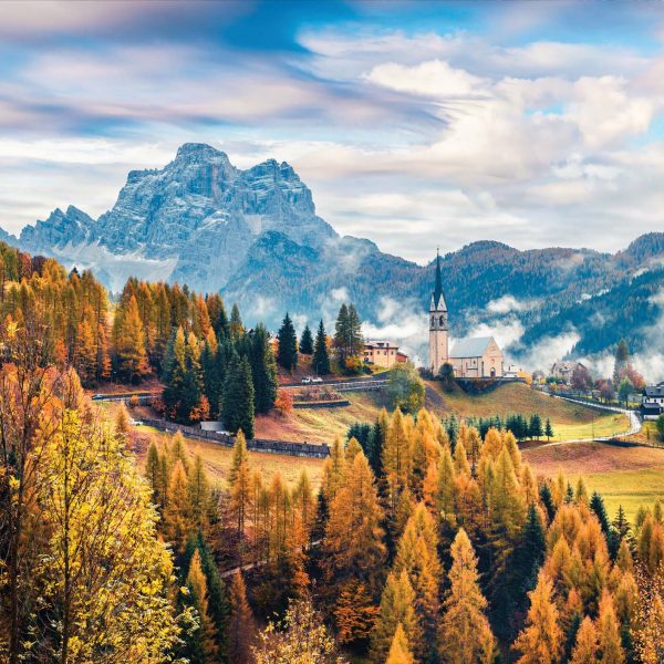 Tapeta Podzimní Dolomity Tapeta Podzimní Dolomity