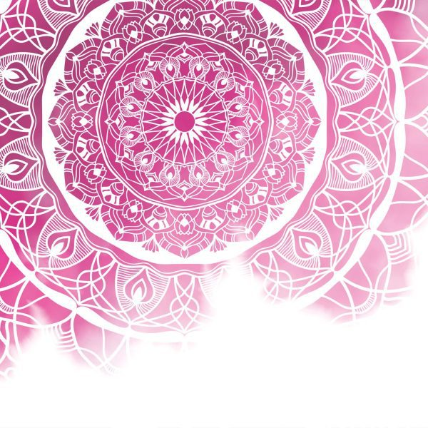 Tapeta Růžová mandala Tapeta Růžová mandala