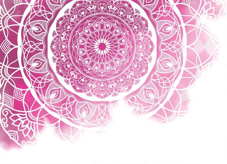 Tapeta Růžová mandala Tapeta Růžová mandala