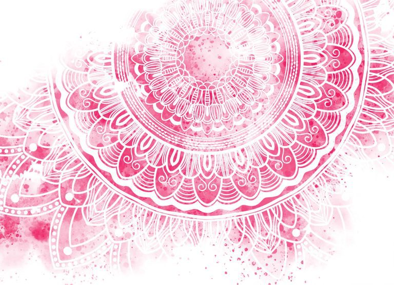 Tapeta Mandala růžová Tapeta Mandala růžová