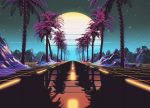 Retro tapeta Synthwave Retro tapeta Synthwave