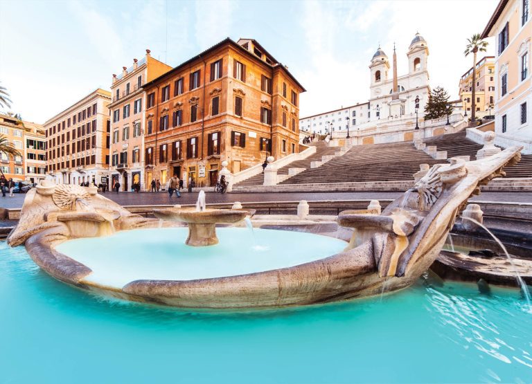 Tapeta Fontana della Barcaccia Tapeta Fontana della Barcaccia